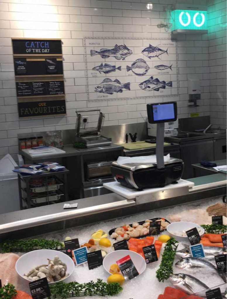 sainsburys fish counter