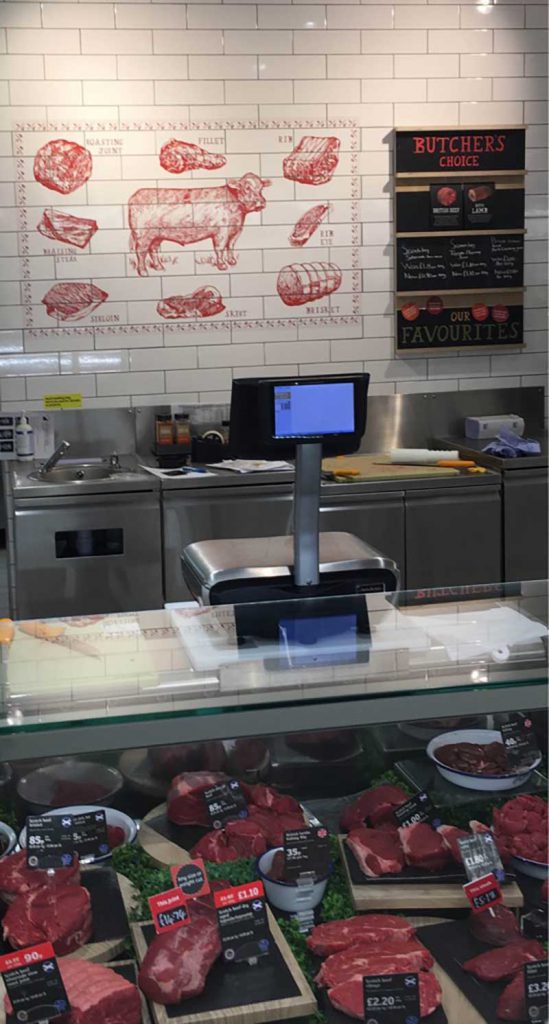 sainsburys meat counter tiles