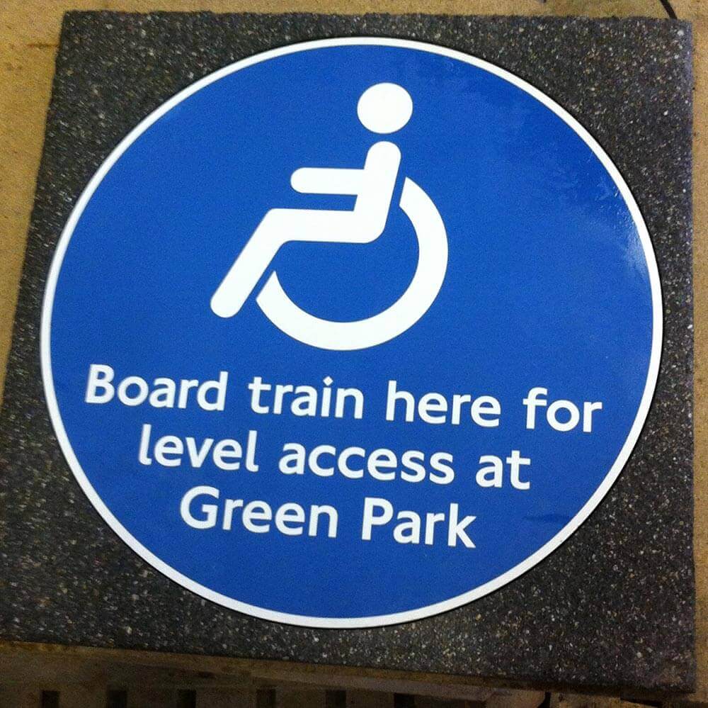 London Underground custom signage